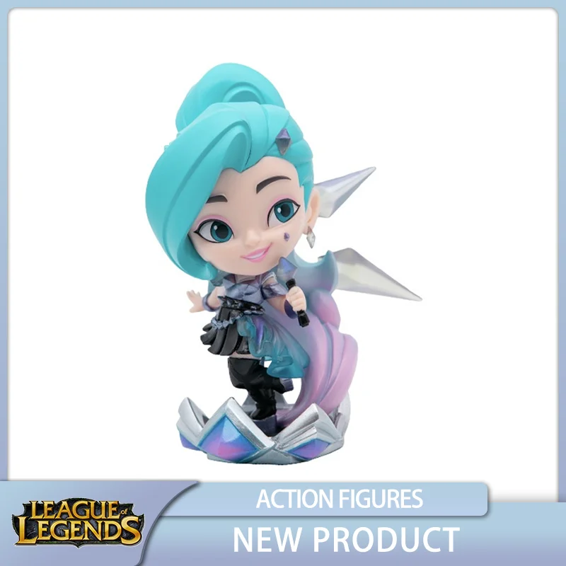Новинка оригинальные Аниме фигурки LOL League of Legends KDA Seraphine коллекционные модели игрушек без Аватара