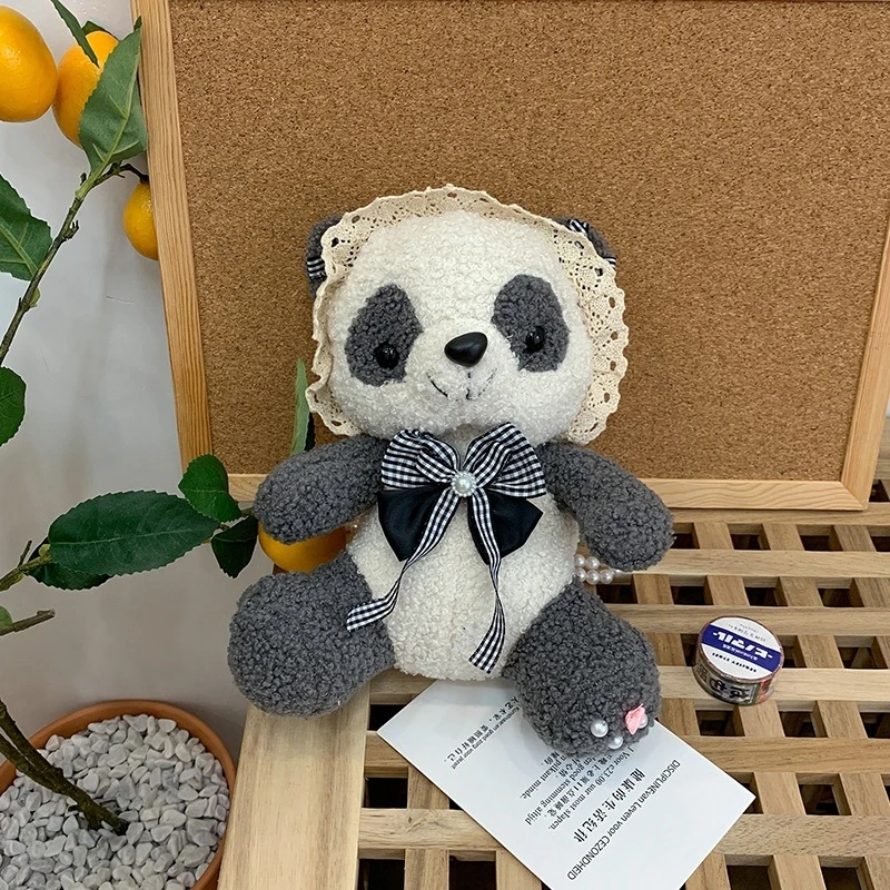 Cute Soft Plush Cartoon Doll Bag Women Mobile Phone Bag Female Party Shoulder Bag Little Girl Christmas Gift Mini Backpack