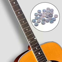 2 6mm guitar fingerboard dots white mother of pearl guitar fingerboard inlay dots for ukulele acoustic guitars accessories t2p6