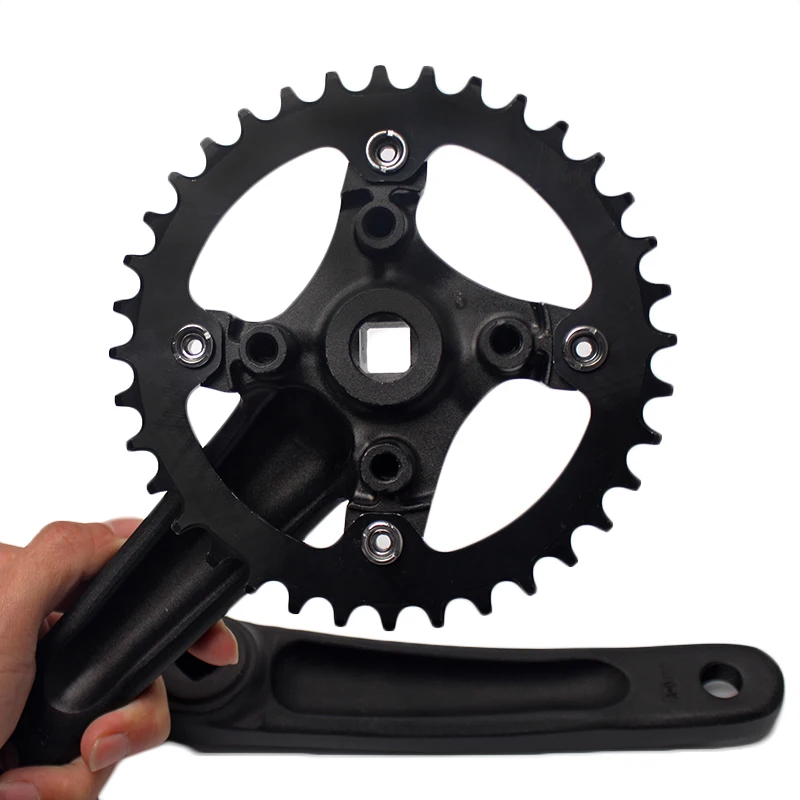 Комплект кривошипов BUCKLOS MTB 104BCD 32-42T ультралегкий комплект из алюминиевого сплава