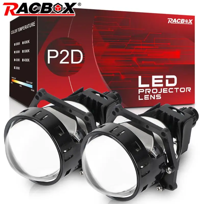 110W 20000LM 3 0-дюймовый двухсветодиодный объектив фары проектора 5000K Белый Дальний