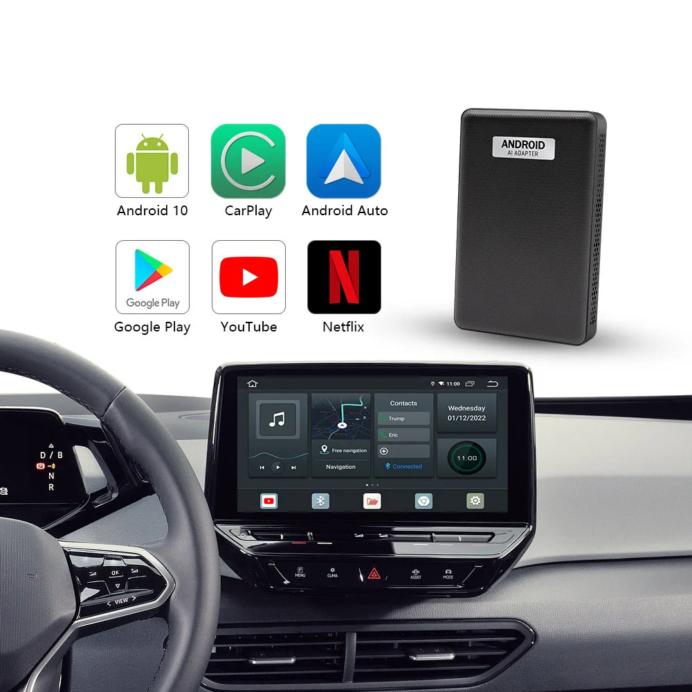 Беспроводной адаптер carplay ai box android auto. Беспроводной адаптер carplay ai box android auto