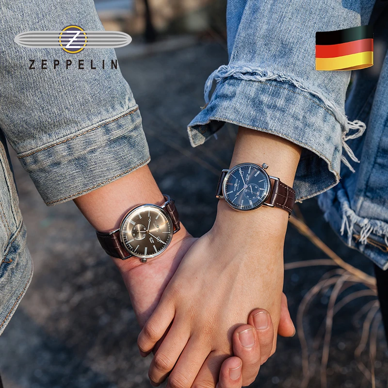Часы ZEPPELIN 7135-5 немецкие мужские повседневные кварцевые часы нишевые легкие