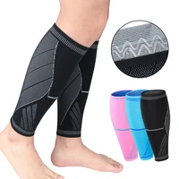 1pcs running athletics compression sleeves leg calf shin splints elbow knee pads protection sports safety unisex