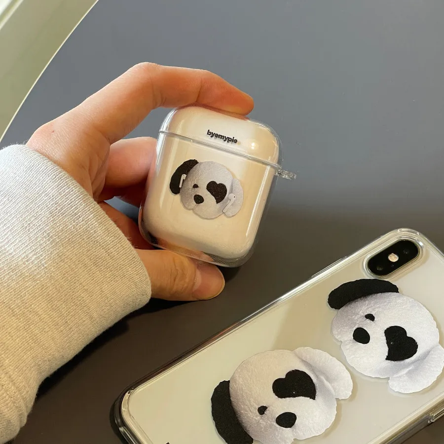 

Чехол для Airpods 3 в Корейском стиле с милыми мультяшными любимыми собаками, чехол для Airpods 2 Pro, чехол для наушников, зарядная коробка, мягкий пр...