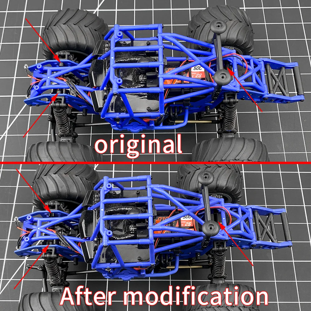 AXSPEED держатель шасси для 1/18 Losi Mini LMT 4X4