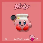 Силиконовый чехол для наушников аниме Kirby Doll, чехол для наушников AirPods Pro 3, милый чехол для наушников с Bluetooth для AirPods 1, 2, 3, аксессуары в подарок