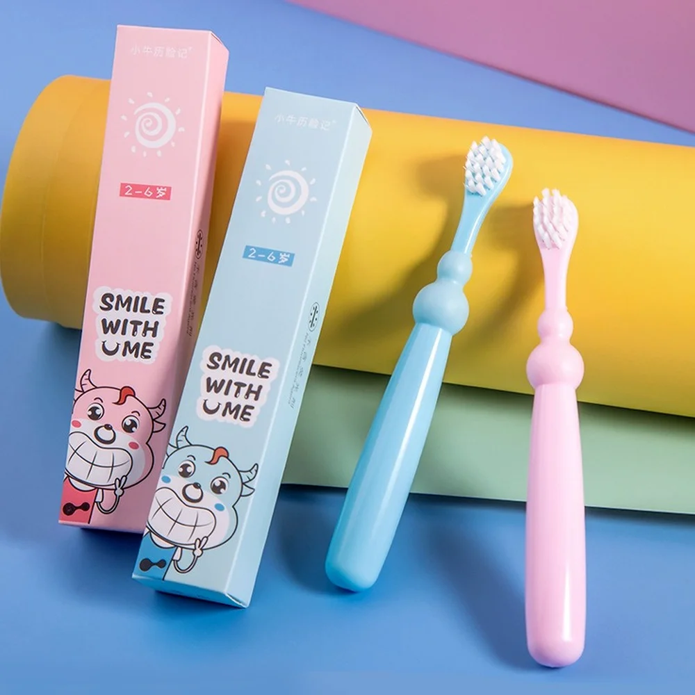 

Single Box Baby 2-6 Years Old Small Gourd Cartoon Children's Toothbrush