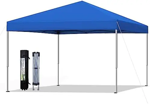 

Pop Up Canopy Tent, Outdoor Instant Sun Shelter, Green Color, Included 1 x Rolling Storage Wheeled Bag, 4 x Weight Bags, 4 x Guy