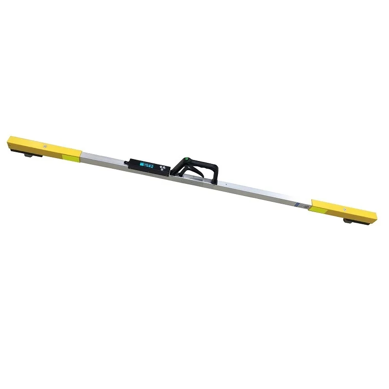 

Digital ruler for railway track measurements and switches