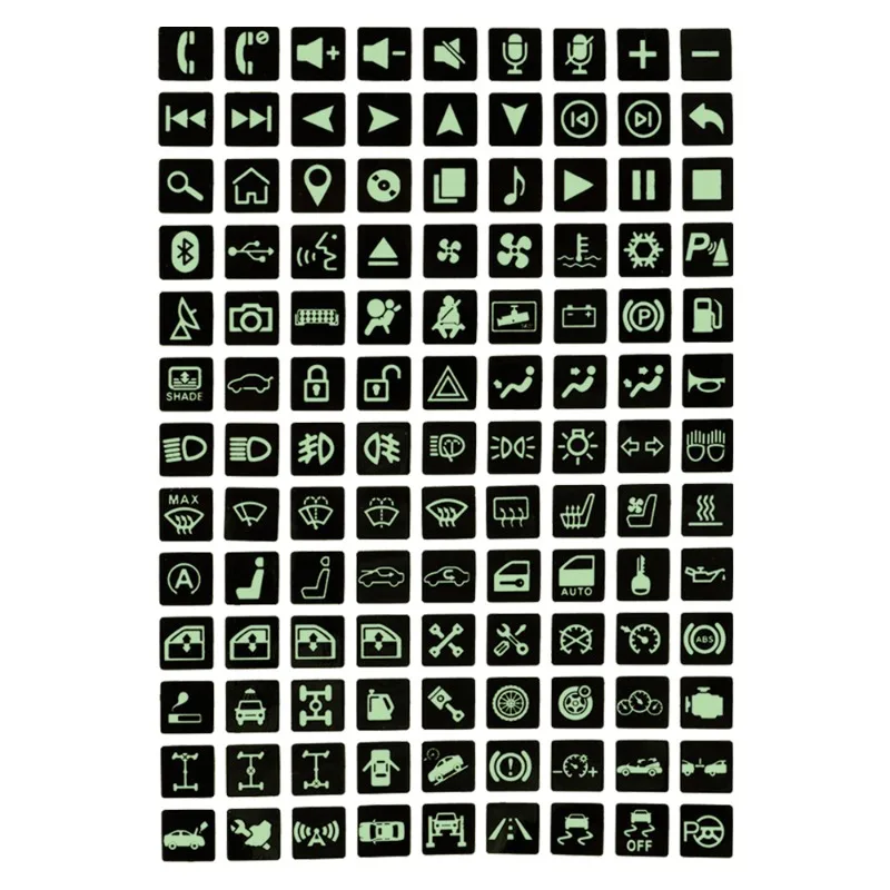 

Светящиеся наклейки на приборную панель автомобиля, кнопка подъемника окна, светящаяся наклейка, наклейки для салона автомобиля, ночной переключатель безопасности, флуоресцентные наклейки