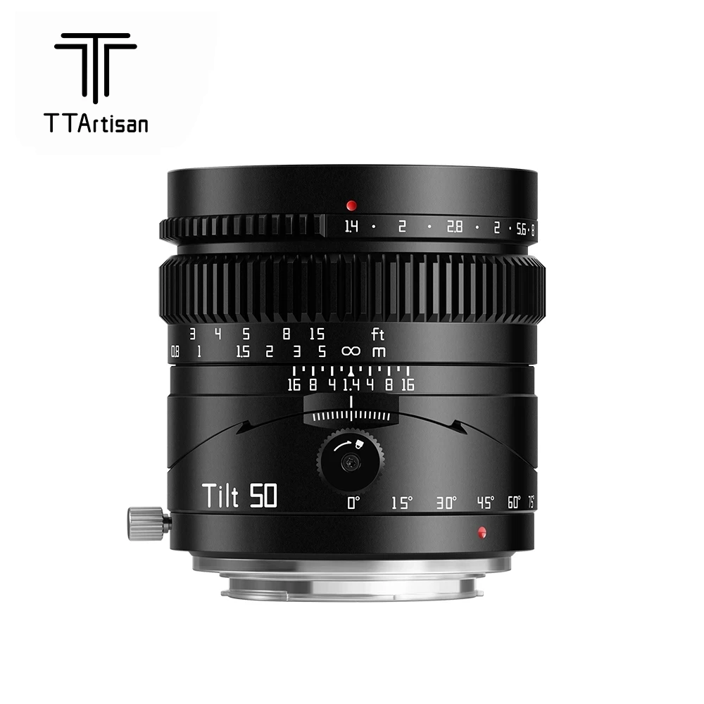

TTArtisan наклон 50 мм f1.4 Полнокадровый ручной портретный объектив, совместимый с Sony A7S A7R Panasonic S1 Sigma FP беззеркальная камера