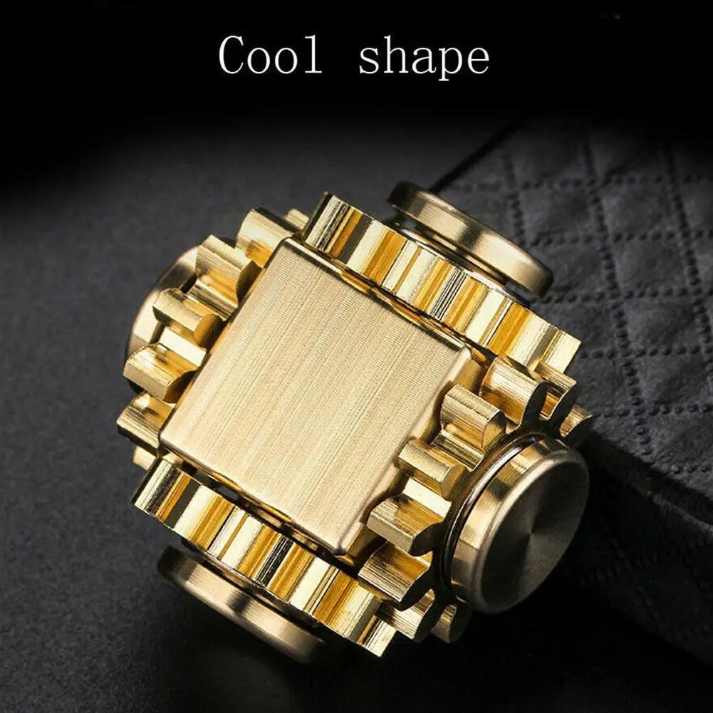 

Fingertip Gyro Gear Linkage Cube Pure Finger Gyro Decompression Toy Craftsman Mechanical Gift Adult Feelings J5m3