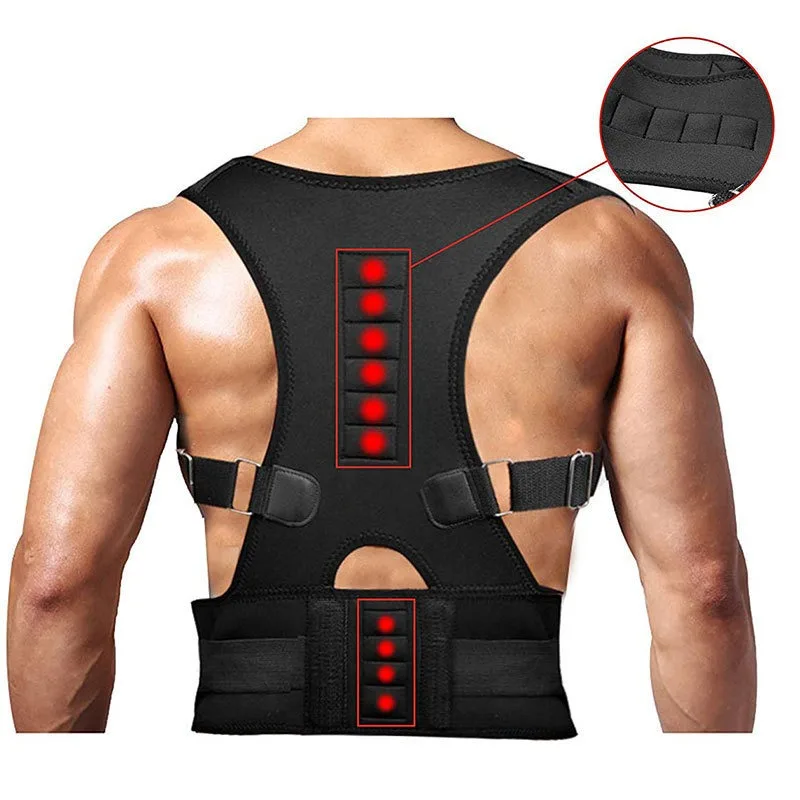 

Adjustable Back Posture Corrector Spine Support Brace Back Shoulder Support Belt Posture Correction Belt Corrective Men Women