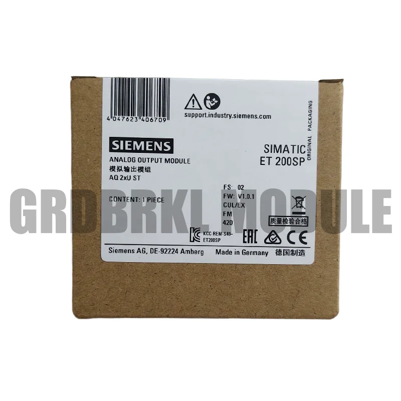 Новый оригинальный выходной модуль SIEMENS 6ES7135-6FB00-0BA1 6ES7 135-6FB00-0BA1 ET200SP (art.: 3920da200fa6f) - 3920da200fa6f