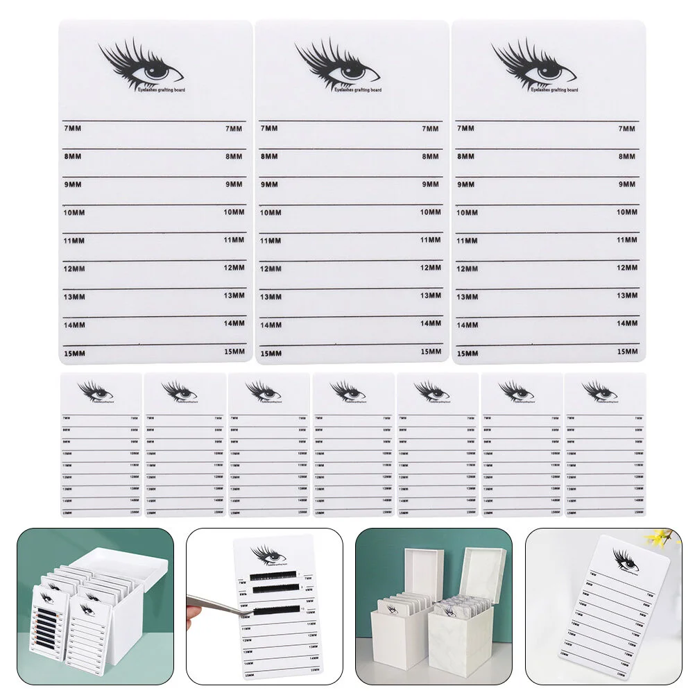 

Glue Lash Extension Tool False Eyelash Display Tray Holder Board Grafting Acrylic Storage Pallet Tools