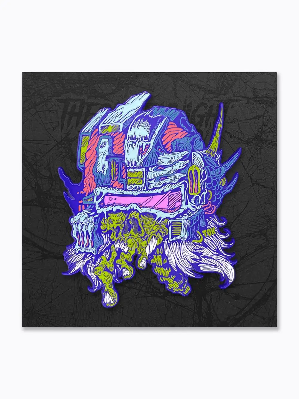 Tok American Illustration Artist Joint Metal Badge Wolverine Weapon X Wooden Box Brooch Collection