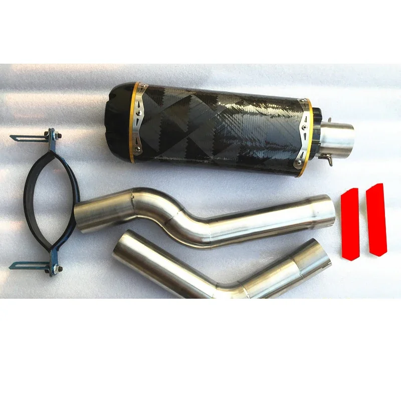 Для Honda CBR1000RR 2004-2007 мотоциклетная выхлопная труба без шнуровки средней трубки 51 мм