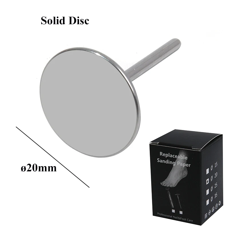 

1 шт., шлифовальная бумага из нержавеющей стали, диск 3/32 дюйма, круглый металлический диск, сверла для ногтей, аксессуары, оправка для шлифовальной бумаги 20 мм, 25 мм, 35 мм