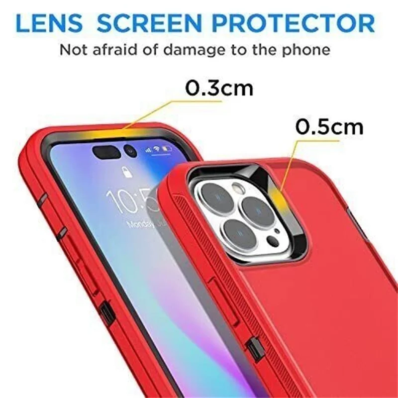 Фото Защитный чехол для iPhone 16 15 14 13 12 11 Pro Max Plus SE2 7 8 6 6s plus X XS MAX XR, бронированный противоударный чехол-Кобура №3