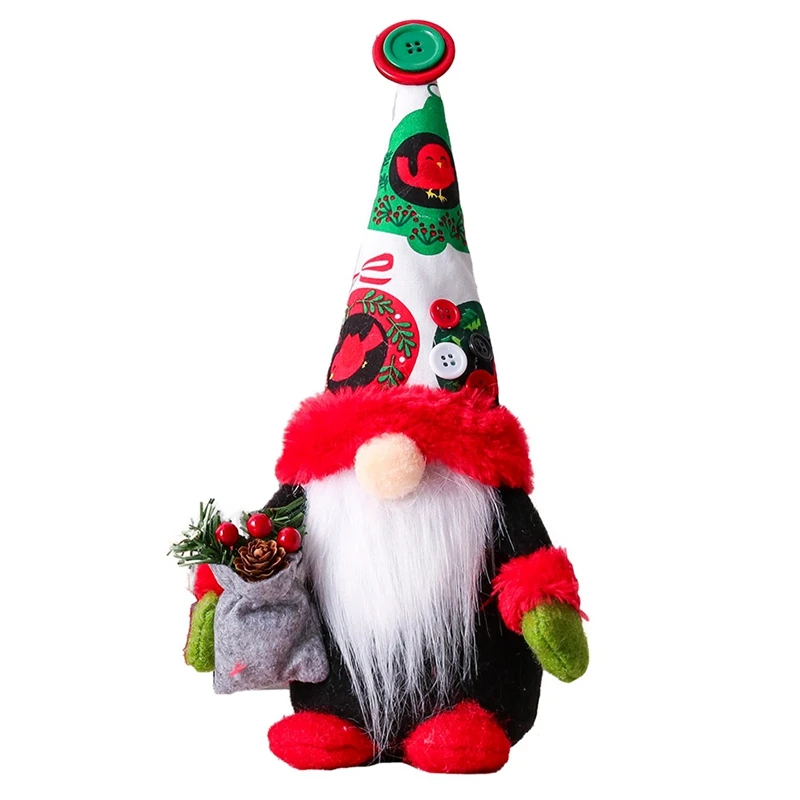 

BMDT-New Year Decor Three-Dimensional Faceless Doll Christmas Decoration Xmas Gifts Holiday Toys Elf Gnome Ornaments