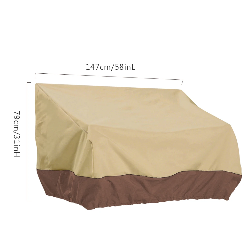 

Водонепроницаемый чехол на стул, пылезащитные чехлы для мебели повышенной прочности, защитные аксессуары для улицы, серый + черный