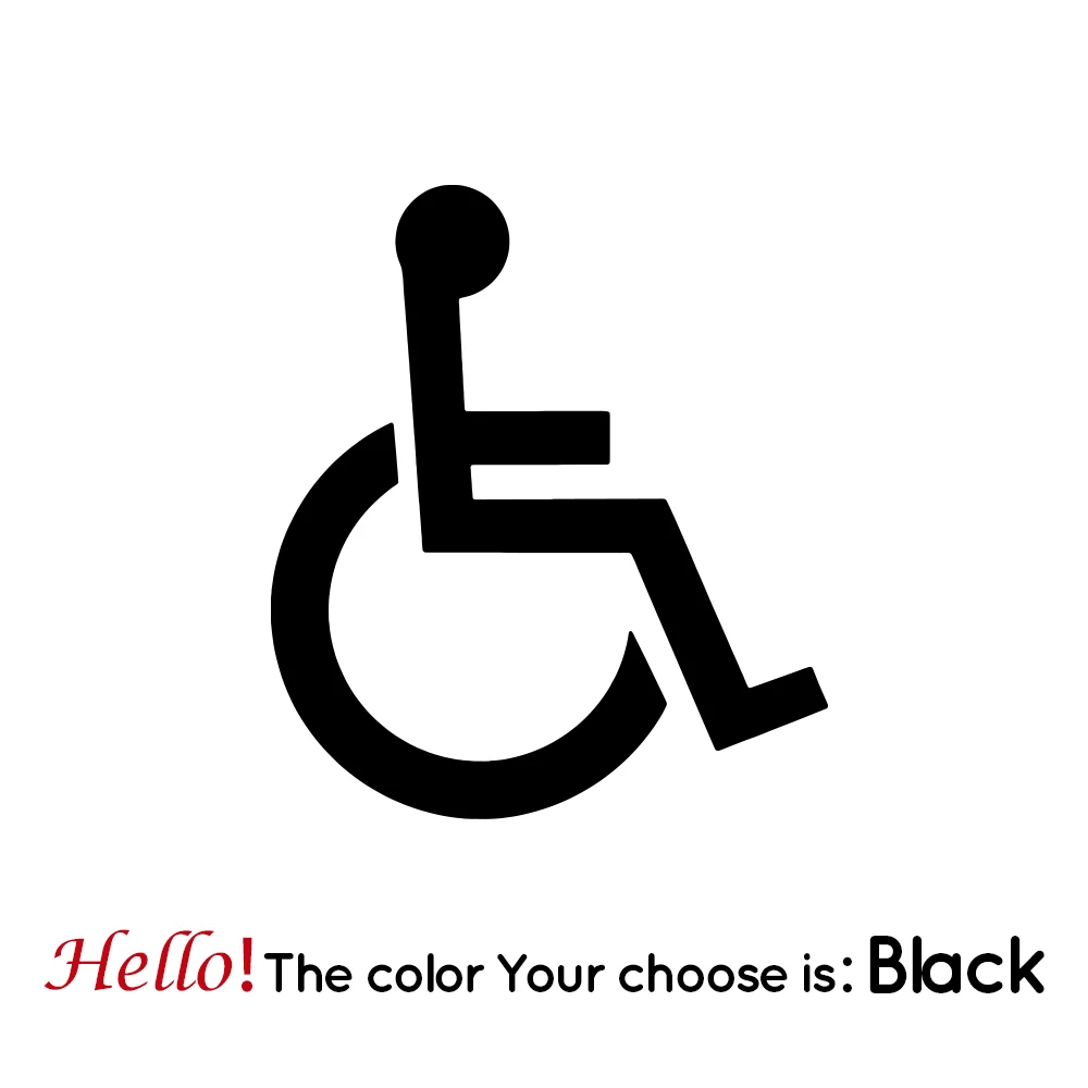 

Наклейки-знаки для инвалидных колясок, декоративные наклейки на окна автомобиля