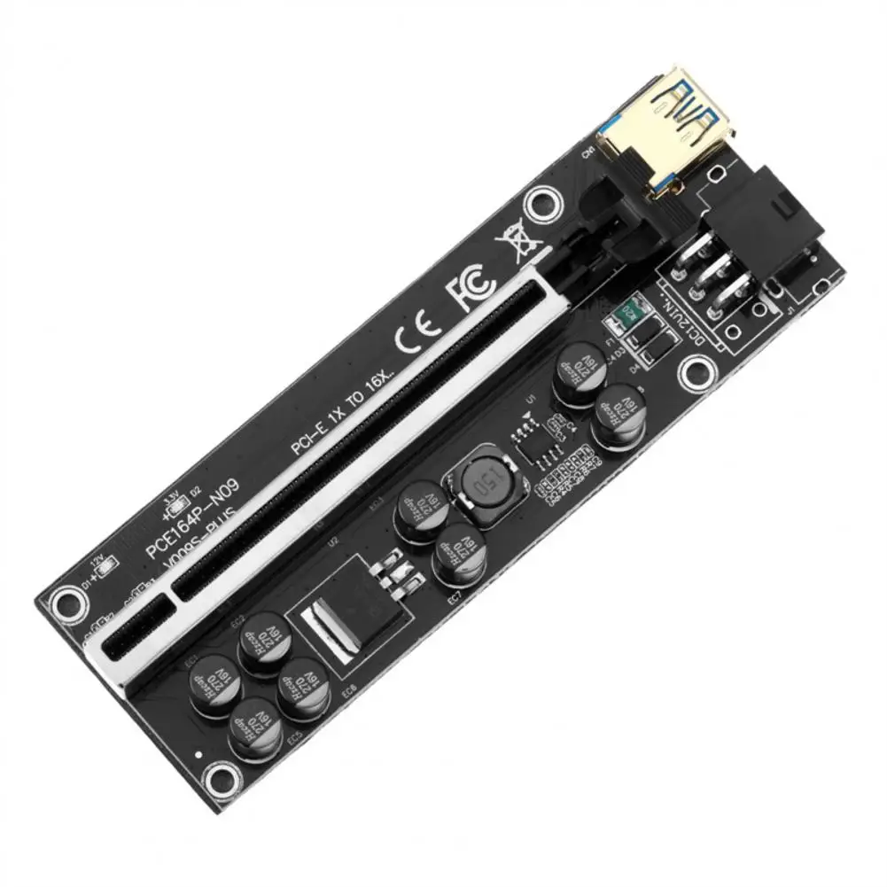 

N09 V009S-Plus PCI-E Riser Card High Speed Reduce Motherboard Load USB Cable PCI-E 1X to 16X SATA Graphics Card Adapter