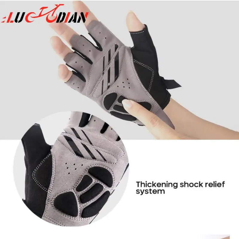 

Перчатки для верховой езды с открытыми пальцами для горных стен противоударные дышащие ручные Чехлы велосипедные спортивные перчатки с защитой от пота