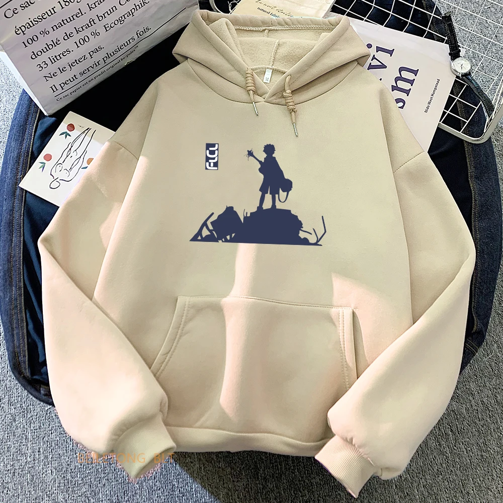 

FLCL Mamimi Samejima Harajuku Hoodies Japanese Anime Fashion Manga Graphic Sweatshirt Autumn/Winter WOMEN Printing Fleece O-neck