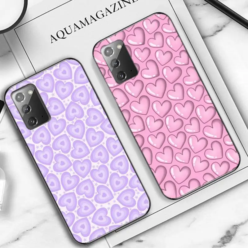 

Love Heart Phone Case for Samsung Note 5 7 8 9 10 20 pro plus lite ultra A21 12 72