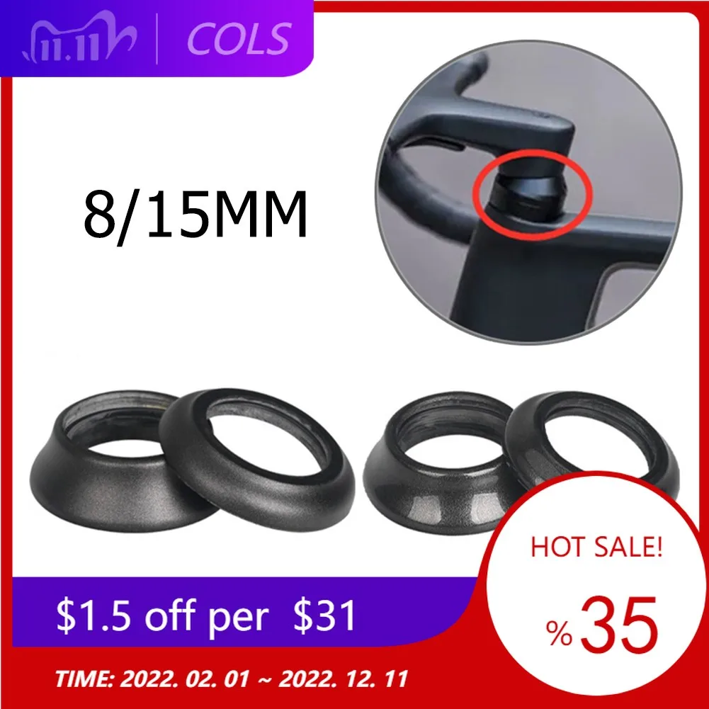 

1-1/8\" Carbon Fiber Bicycle Headset Spacer Gloss/Matte Cycling Bike Steerer Tube Conical Washers Accessories For 28.6mm Fork