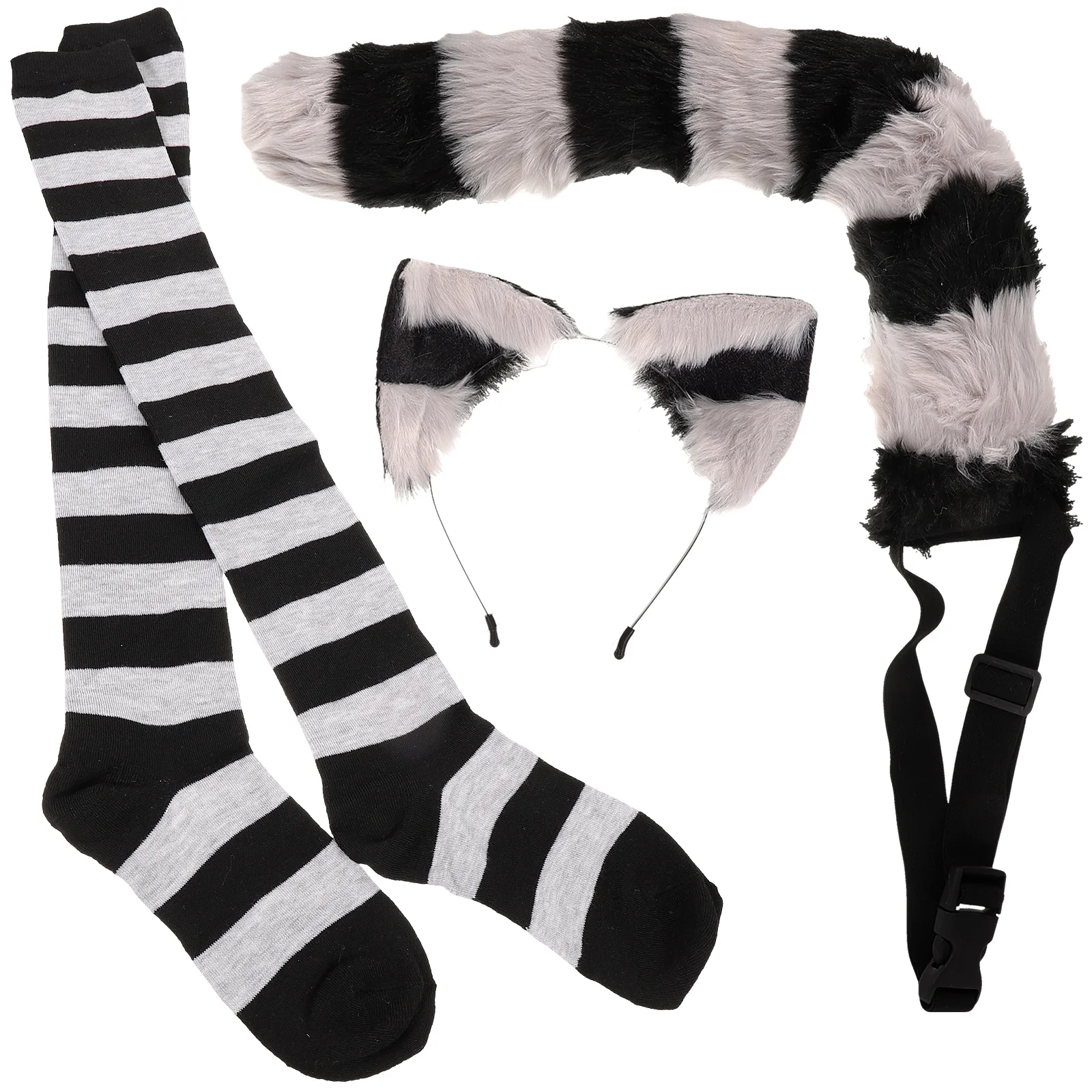 

Cat Costume Girls Animal Cosplay Prop Ears Hair Hoops Headband Halloween Party Props