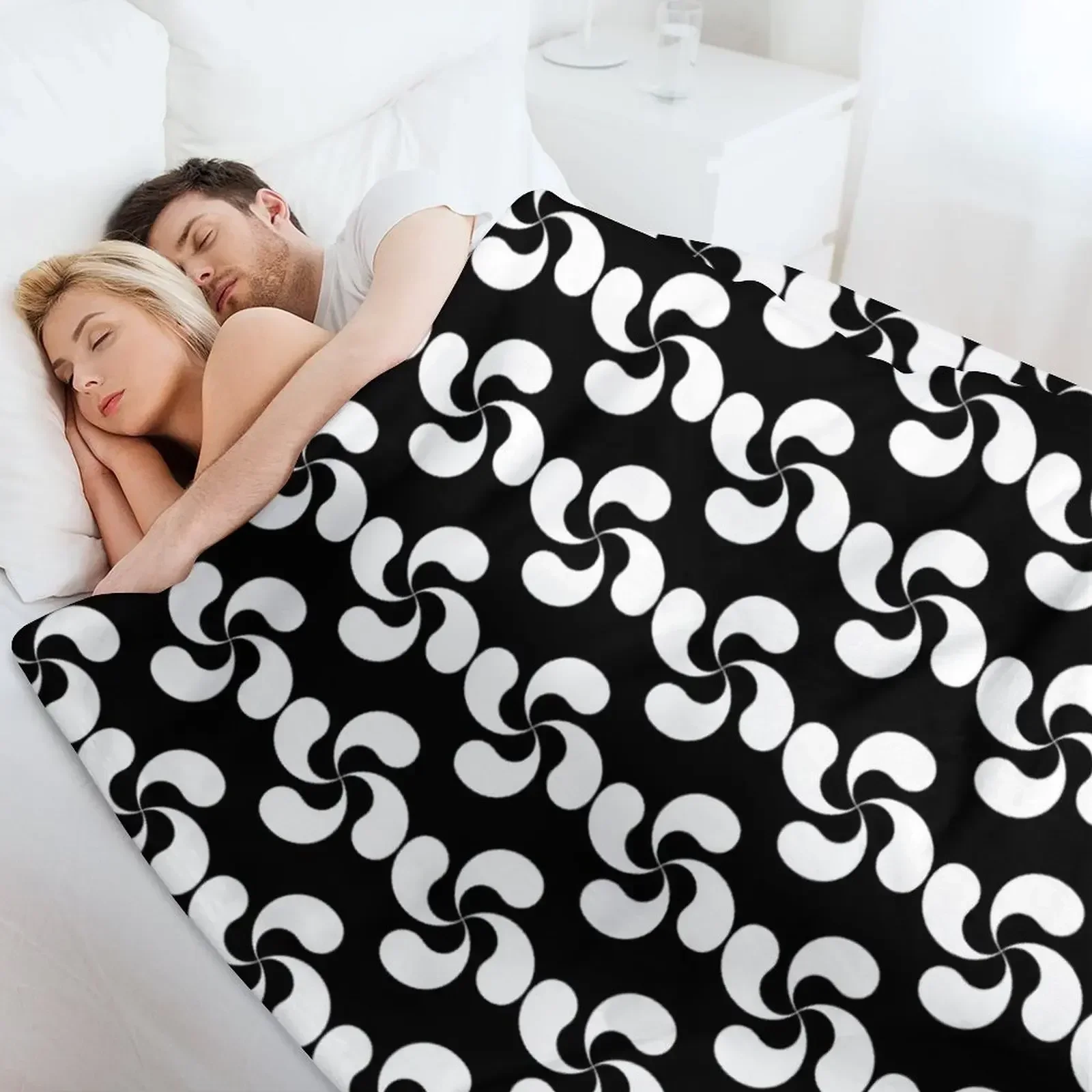 Одеяло с крестом Basque Lauburu Duaadi очень большое покрывало для декоративного дивана