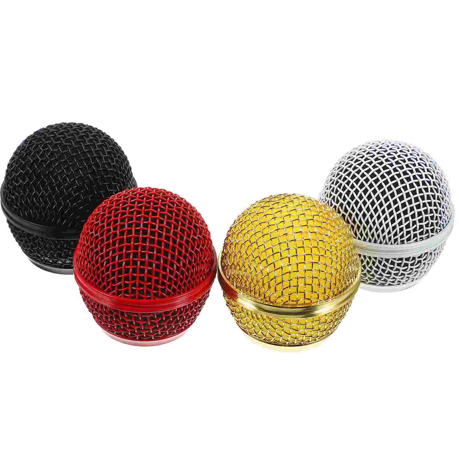 

Microphone Metal Head Wireless Supplies Replacement Grille Ball Cordless Parts Mesh Microphones