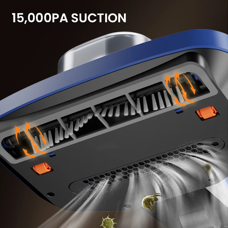 Ручной пылесос с ручкой для удаления клещей 15000 Па