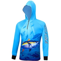men fishing clothes sport outdoor pesca sun protection clothes breathable pullover top anti uv jacket long sleeve shirt maillot