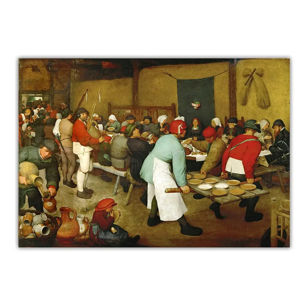 

Картина маслом "Свадебная еда" Citon