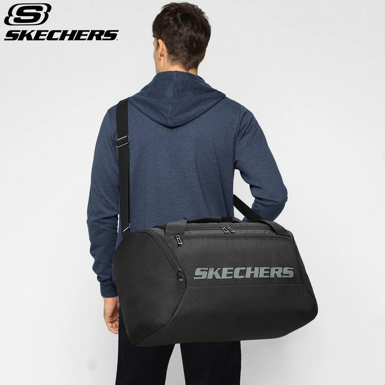 Спортивная сумка для путешествий SKECHERS Сумка кемпинга с обувью спортивная мужчин