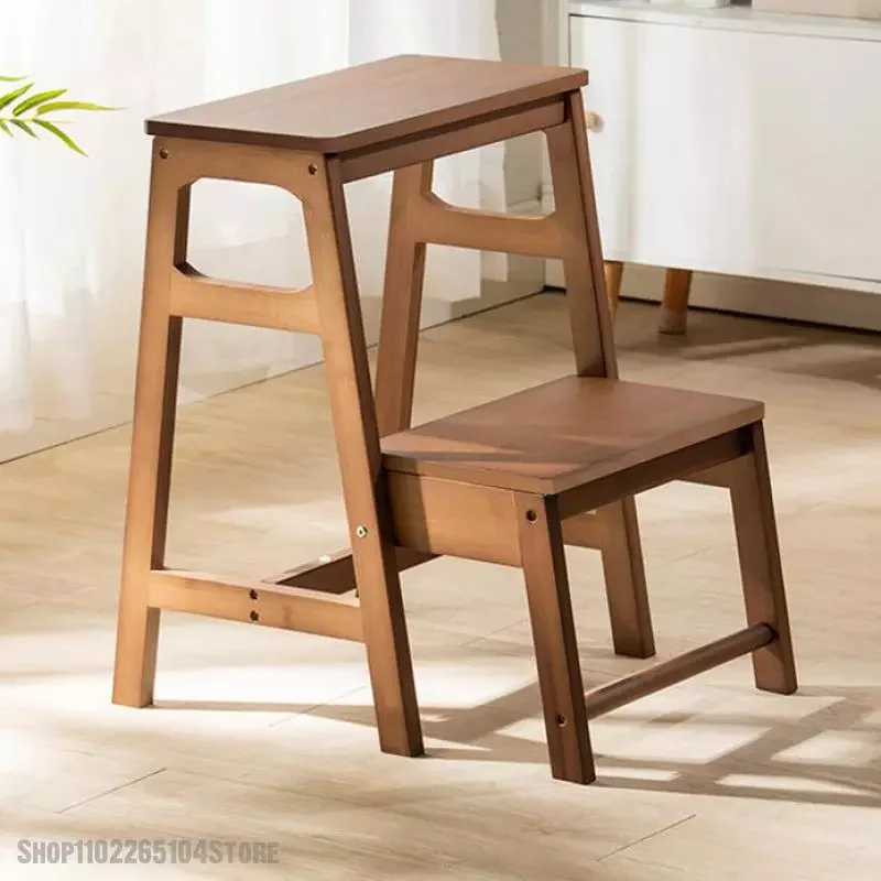 

Folding Climbing Stool Household Space-saving Bench Multi-functional Hermitage Step Stool Step Stool Children's Footstool