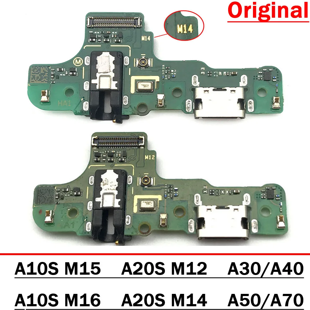 

20 шт./лот 100% Оригинальный Для Samsung A10S M15 A20S A70 A50S A30 USB зарядное устройство порт разъем док-станция зарядная плата гибкий кабель