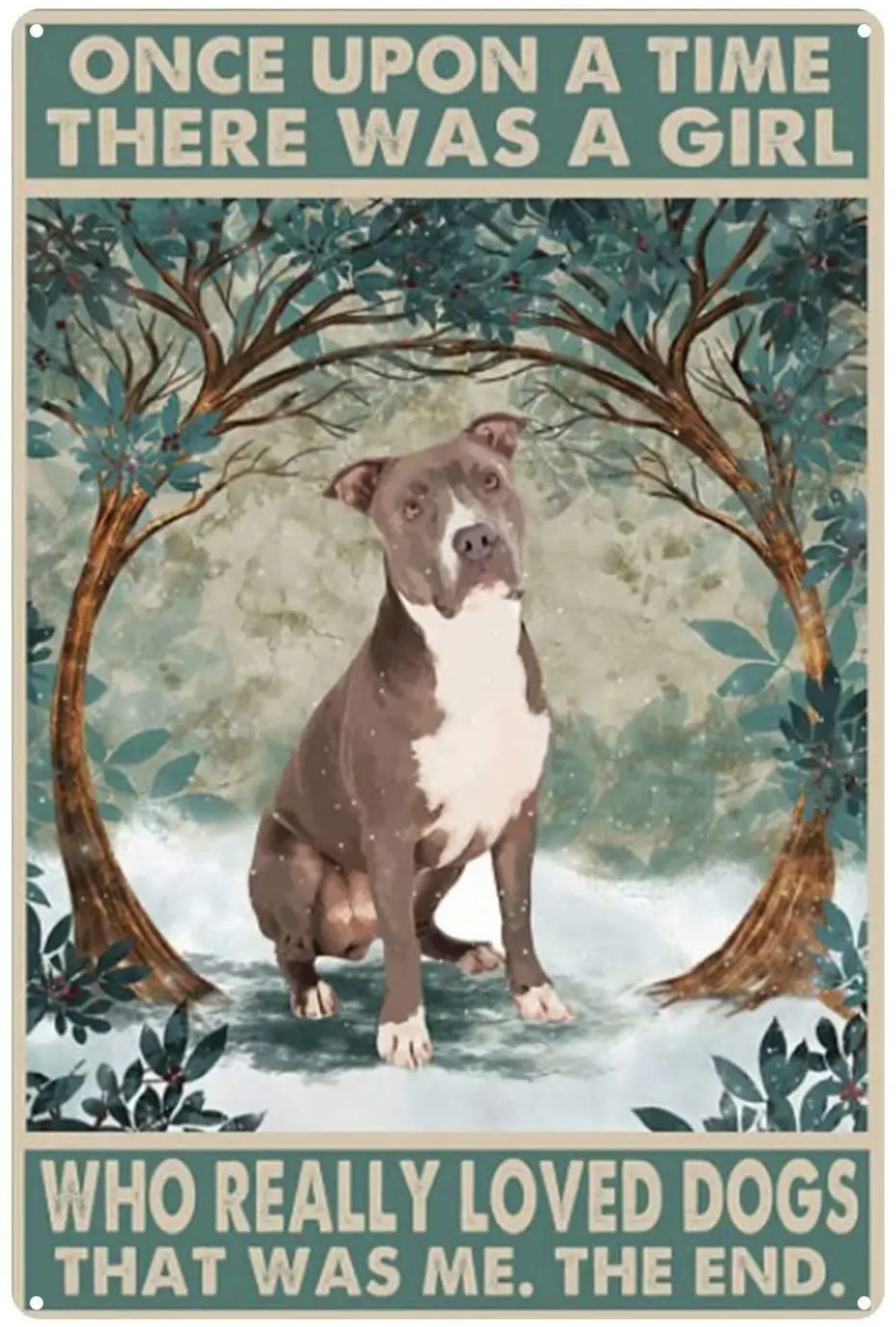 

Металлический жестяной знак в виде собаки однажды там была Девушка искусственная Ретро кофейная спальня бар клуб гараж налет для ванной ко...