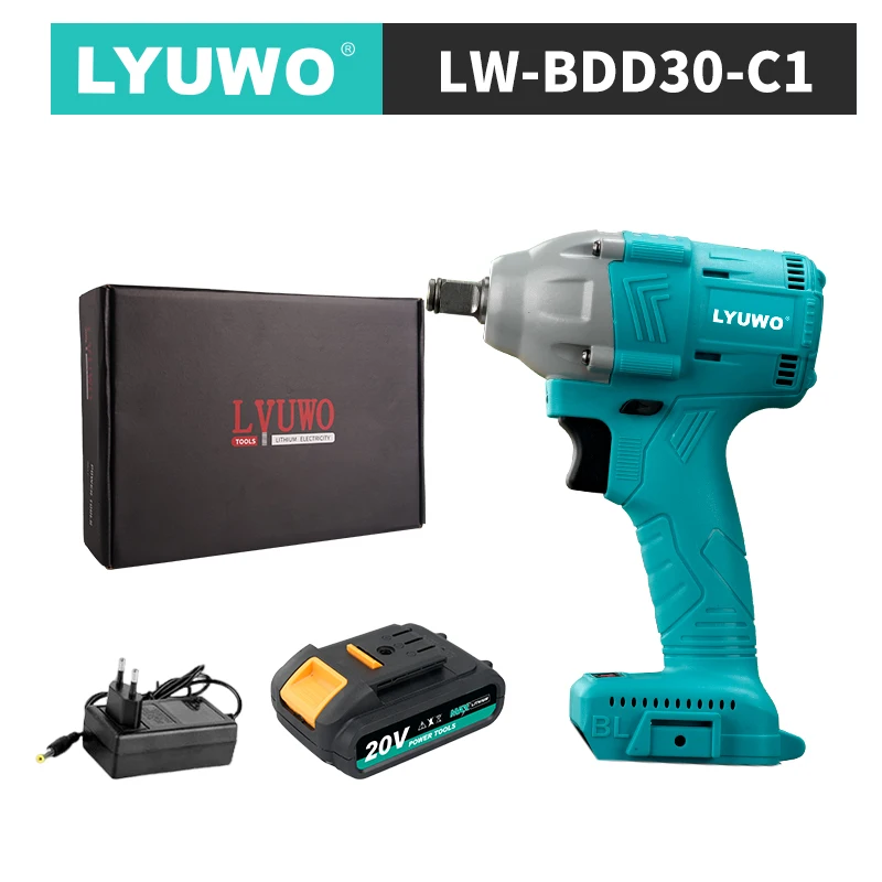 

LYUWO 21V Ударный аккумуляторный гайковерт