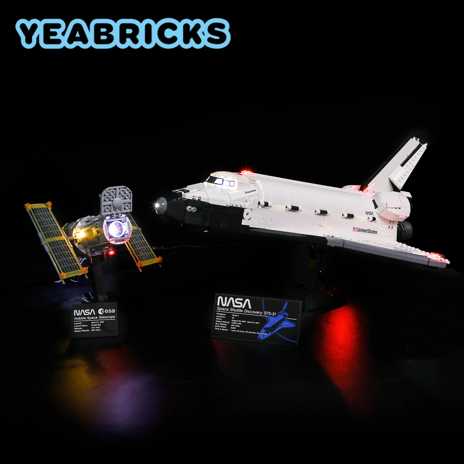 

YEABRICKS LED Light Kit for 10283 Space Shuttle Discovery Building Blocks Set (NOT Include the Model) Bricks Toys for Children