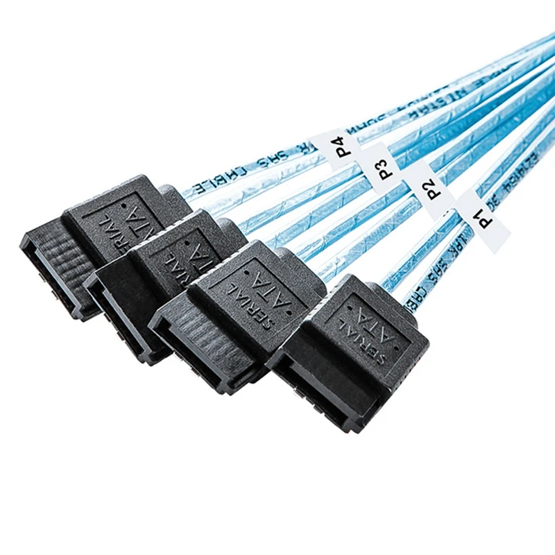 Mini SAS HD SFF-8644 to 4 x SATA 7Pin кабель для жесткого диска 12 Гбит/с внешний жесткий диск