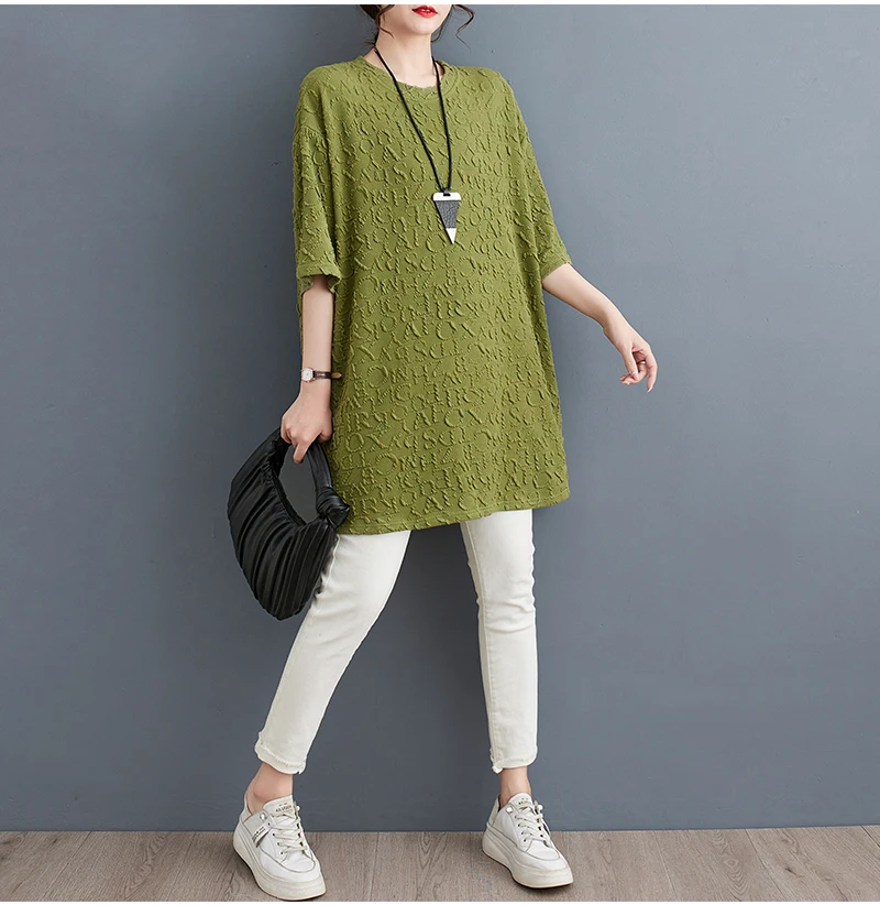 

Новинка лета 2023, Свободный Повседневный круглый воротник для скрытия живота, модный головной убор в западном стиле, большие размеры Wo