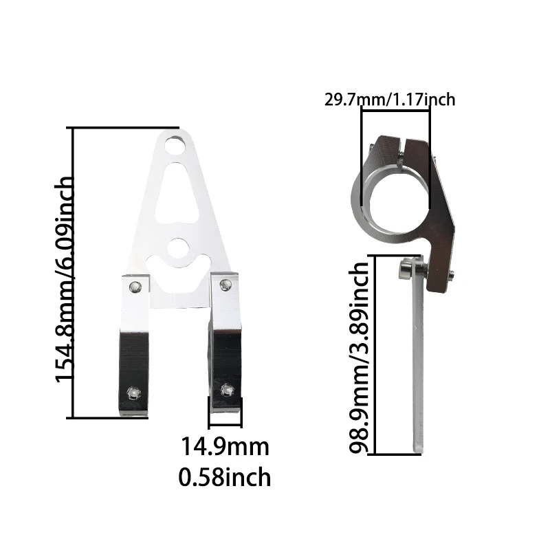 LINGQI RACING мотоцикл 30 мм алюминиевый кронштейн для фар с ЧПУ кронштейны крепления