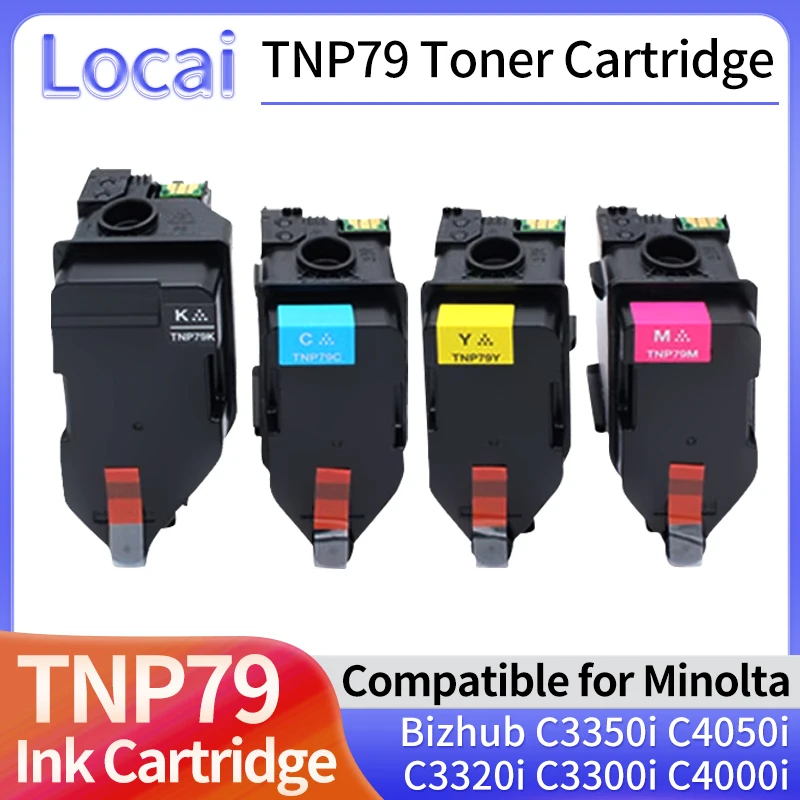 Тонер-картридж TNP79 TNP80 TNP81 совместимый с Konica Minolta Bizhub C3350i C4050i C3320i C3300i C4000i