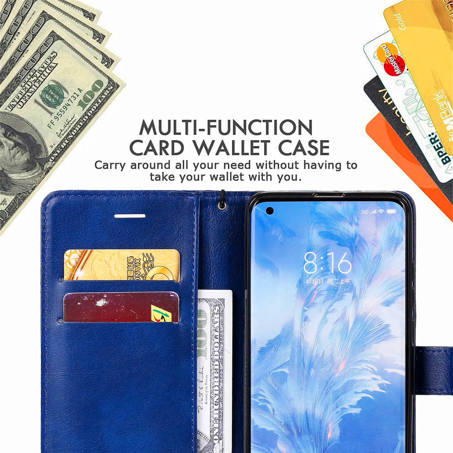 Luxury Flip Case For Oneplus Nord 2 CE N10 N100 N200 5G 6T 8T 1+6 1+7 1+9 Pro Leather Wallet Cover Holder Slots Stand Phone Bag