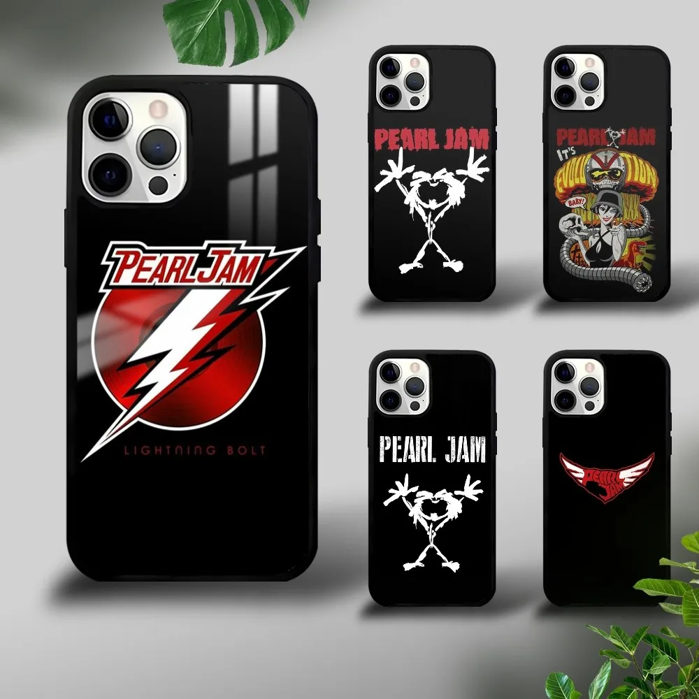 Жесткий чехол P-Pearl J-Jam рок-группы для телефона iPhone 16 15 14 13 12 11 Pro Xs Max Mini Plus